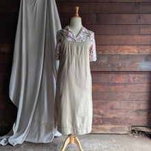 Load image into Gallery viewer, 90s Vintage Khaki Twill Overall Dress
