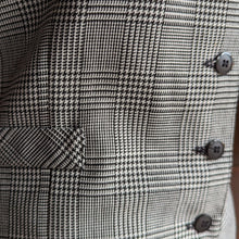 Load image into Gallery viewer, Vintage Black and White Checkered Vest

