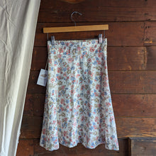 Load image into Gallery viewer, 60s/70s Vintage Homemade Flared Floral Skirt
