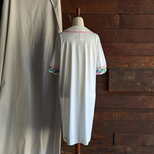 Load image into Gallery viewer, Vintage White Nylon House Dress/Coat
