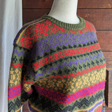 Load image into Gallery viewer, 80s/90s Vintage Multicolored Wool Sweater
