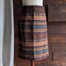 Load image into Gallery viewer, 80s/90s Vintage Wool Blend Wrap Skirt
