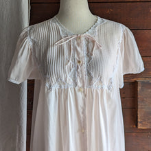 Load image into Gallery viewer, Vintage Light Pink Nylon Blend Nightgown
