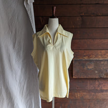 Load image into Gallery viewer, 70s Vintage Yellow Sleeveless Top

