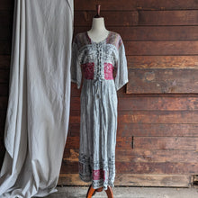 Load image into Gallery viewer, Grey Boho Rayon Maxi Dress
