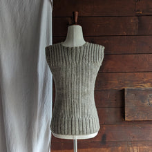 Load image into Gallery viewer, Handknit Grey-Brown Sweater Vest

