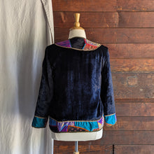 Load image into Gallery viewer, Velvet and Crazy Quilt Patchwork Jacket
