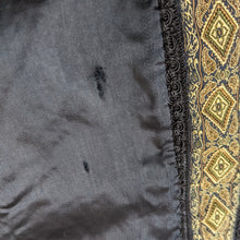 Load image into Gallery viewer, 90s Vintage Black and Gold Tapestry Vest
