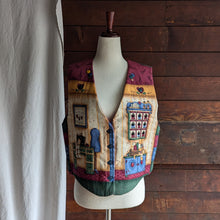 Load image into Gallery viewer, 90s Vintage Homemade Quilting Themed Vest
