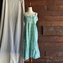 Load image into Gallery viewer, 70s Vintage Homemade Cotton Midi Sundress
