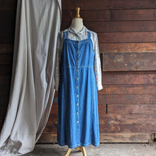 Load image into Gallery viewer, 90s Vintage Plus Size Denim Maxi Dress
