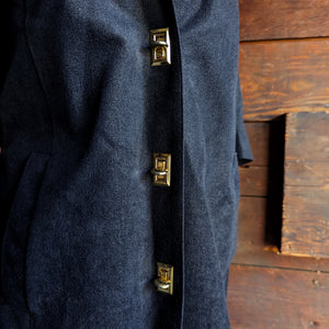 70s Vintage Black Cape-like Jacket