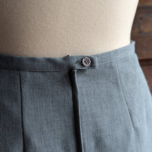 Load image into Gallery viewer, 90s Vintage Blue-Grey Mini Skirt
