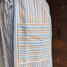 Load image into Gallery viewer, 70s Vintage Striped Cotton House Dress
