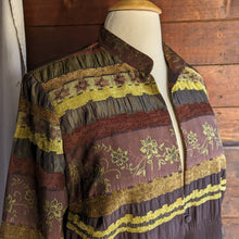 Load image into Gallery viewer, Plus Size Purple Polyester Tapestry Jacket
