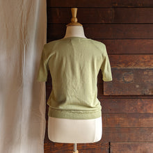 Load image into Gallery viewer, 90s/Y2K Vintage Green Acrylic Knit Top
