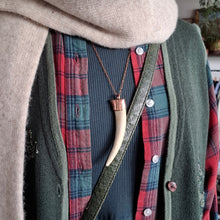 Load image into Gallery viewer, Copper Antler Tine Necklace
