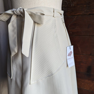 Vintage Off-White Wrap Skirt