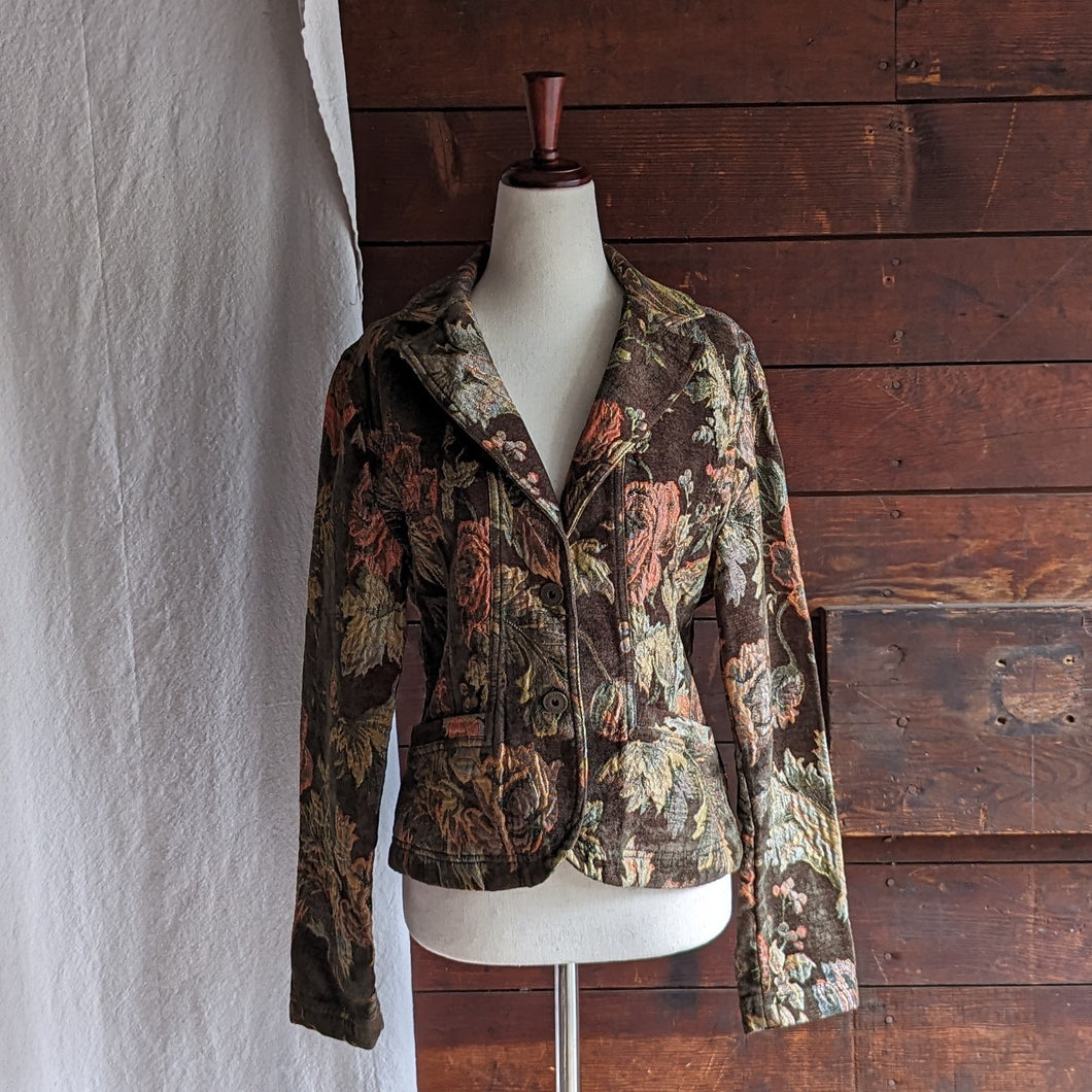 Rose Pattern Tapestry Jacket
