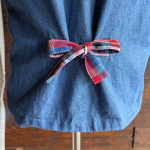 90s Vintage Denim Patchwork Vest