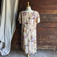 Load image into Gallery viewer, 90s Vintage Plus Size Floral Chiffon Maxi Dress
