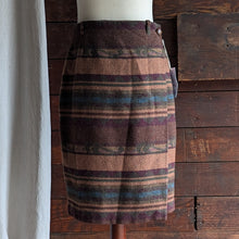 Load image into Gallery viewer, 80s/90s Vintage Wool Blend Wrap Skirt
