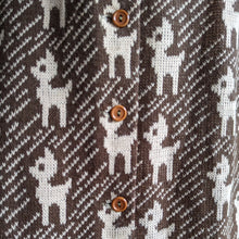 Load image into Gallery viewer, 60s Vintage Deer Pattern Acrylic Skirt
