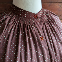 Load image into Gallery viewer, Vintage Plus Size Polyester Polka Dot Blouse
