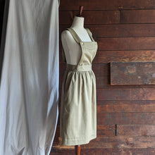 Load image into Gallery viewer, 70s Vintage Twill Pinafore Dress
