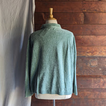 Load image into Gallery viewer, Plus Size Sage Green Chenille Knit Sweater
