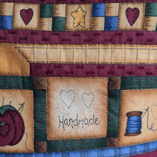 Load image into Gallery viewer, 90s Vintage Homemade Quilting Themed Vest
