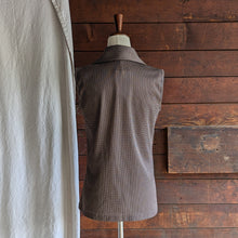 Load image into Gallery viewer, 70s Vintage Brown Polka Dot Polyester Vest
