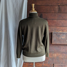 Load image into Gallery viewer, 90s/Y2K Green Wool Blend Turtleneck Sweater
