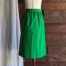 Load image into Gallery viewer, Vintage Green Button-Front Midi Skirt
