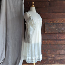 Load image into Gallery viewer, Vintage Plus Size White Slip Dress
