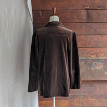 Load image into Gallery viewer, 70s Vintage Brown Velour Jacket
