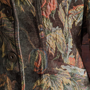 Rose Pattern Tapestry Jacket
