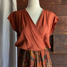 Load image into Gallery viewer, 90s Vintage Orange Rayon Blend Jacket and Dress Set
