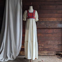 Load image into Gallery viewer, 70s Vintage High Waist Prairie Dress
