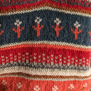 Vintage Homemade Wool Sweater Vest