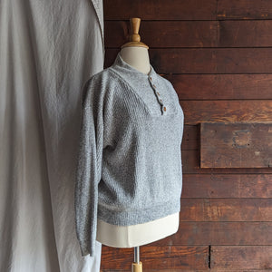 90s Vintage Chunky Grey Sweater