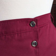 Load image into Gallery viewer, 90s Vintage Plus Size Red Button-Front Skirt
