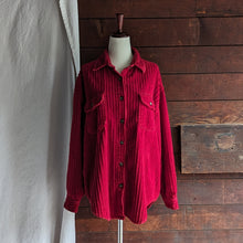 Load image into Gallery viewer, 90s Vintage Red Corduroy Jacket
