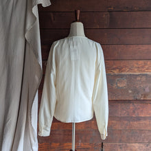 Load image into Gallery viewer, 90s Vintage Ivory Embroidered Blouse
