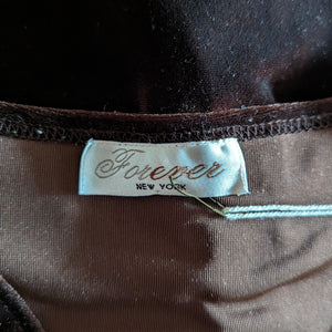 90s/Y2K Vintage Brown Velour Cardigan
