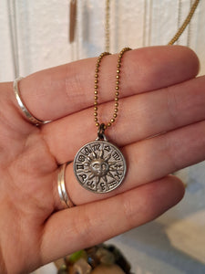 Sun & Moon Coin Necklace