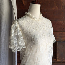 Load image into Gallery viewer, Vintage Sheer Lace Drop-waist Dress
