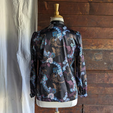 Load image into Gallery viewer, 80s Vintage Plus Size Paisley Poly Blouse
