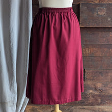 Load image into Gallery viewer, 90s Vintage Plus Size Red Button-Front Skirt
