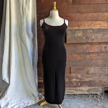 Load image into Gallery viewer, 90s Vintage Brown Velvet Maxi Dress
